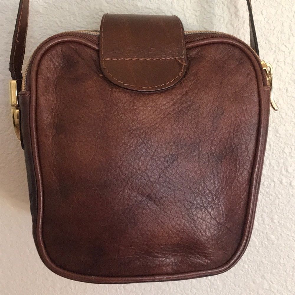 VTG,MADE IN ITALY CROSSBODY LEATHER MINI BAG - Picture 9 of 16
